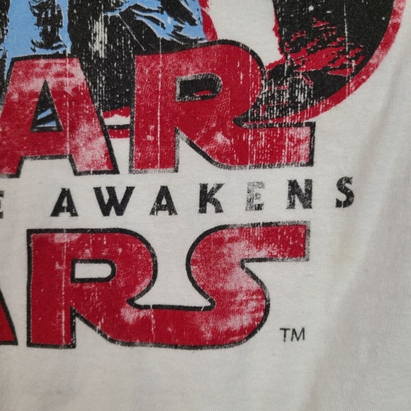 Star Wars T-Shirt Women's 2X Short Sleeve The Force Awakens 100% Cotton - Picture 3 of 11